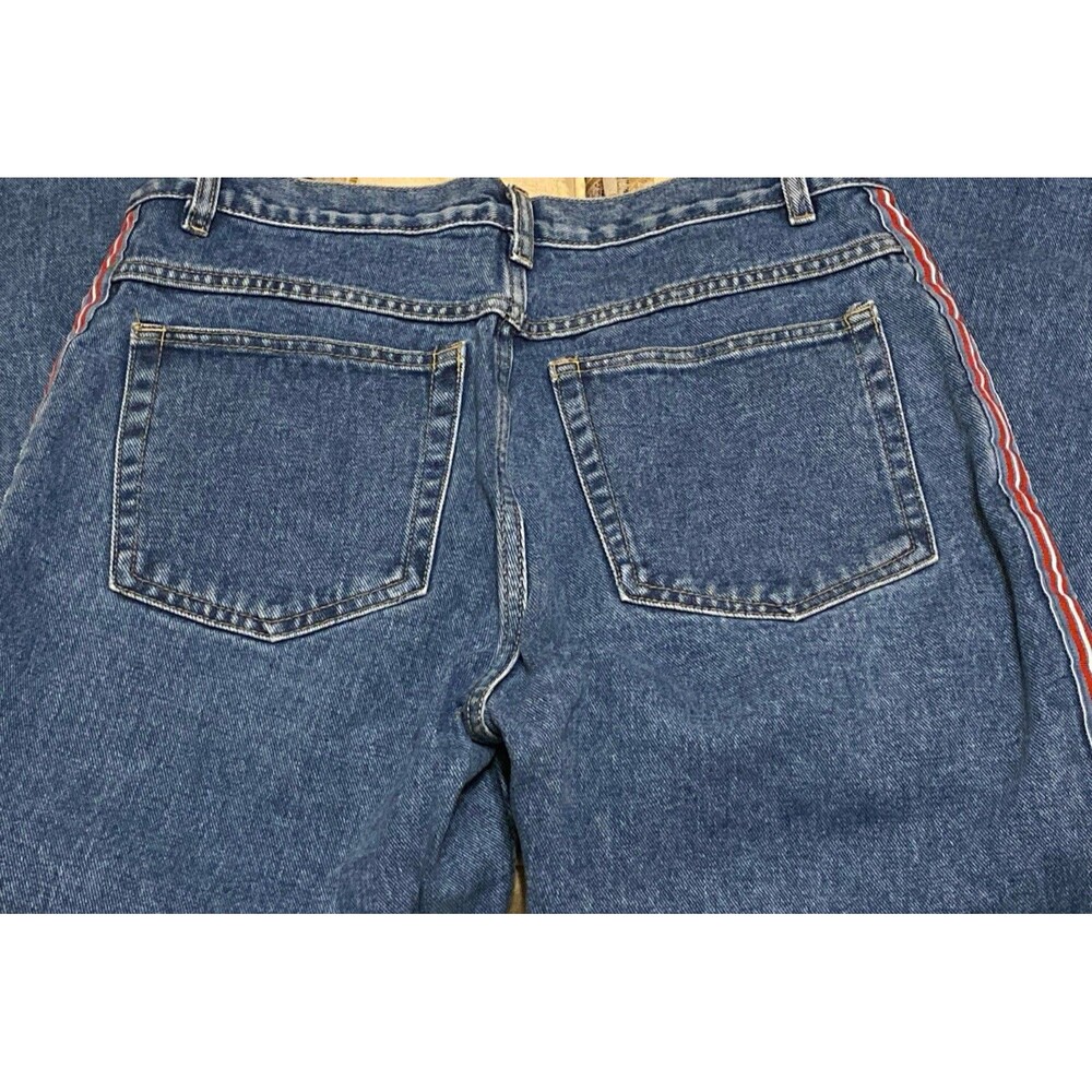 Xhilaration Womens Juniors 11 VTG Grunge 90s Y2K Jeans Side Stripes 100% Cotton - Picture 9 of 15